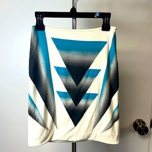 Vintage Torn strapless top, Size S